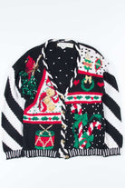 Black Ugly Christmas Cardigan 51525