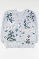 Blue Ugly Christmas Cardigan 51668