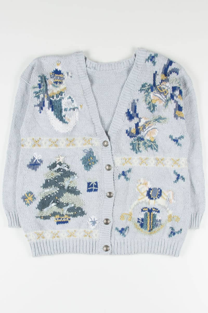 Blue Ugly Christmas Cardigan 51668