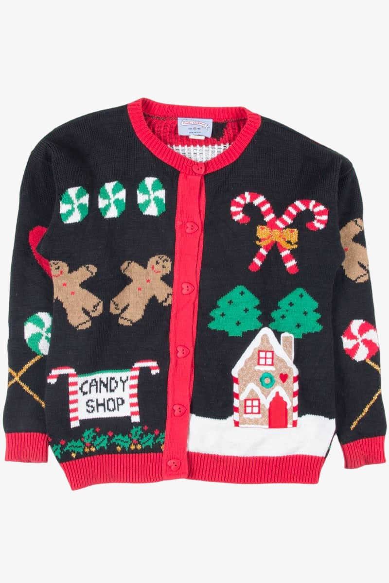 Black Ugly Christmas Cardigan 51701