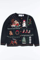 Black Ugly Christmas Cardigan 51731