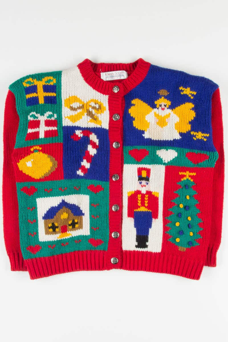 Red Ugly Christmas Cardigan 51776