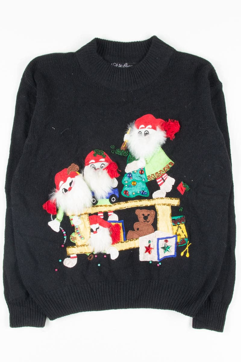 Black Ugly Christmas Pullover 51785