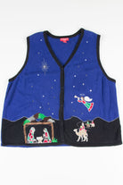 Blue Ugly Christmas Vest 51849