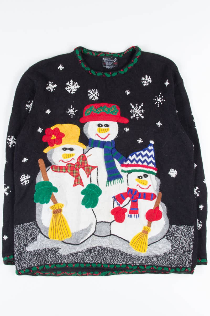 Black Ugly Christmas Pullover 51933