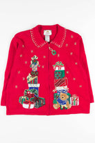 Red Ugly Christmas Cardigan 51940