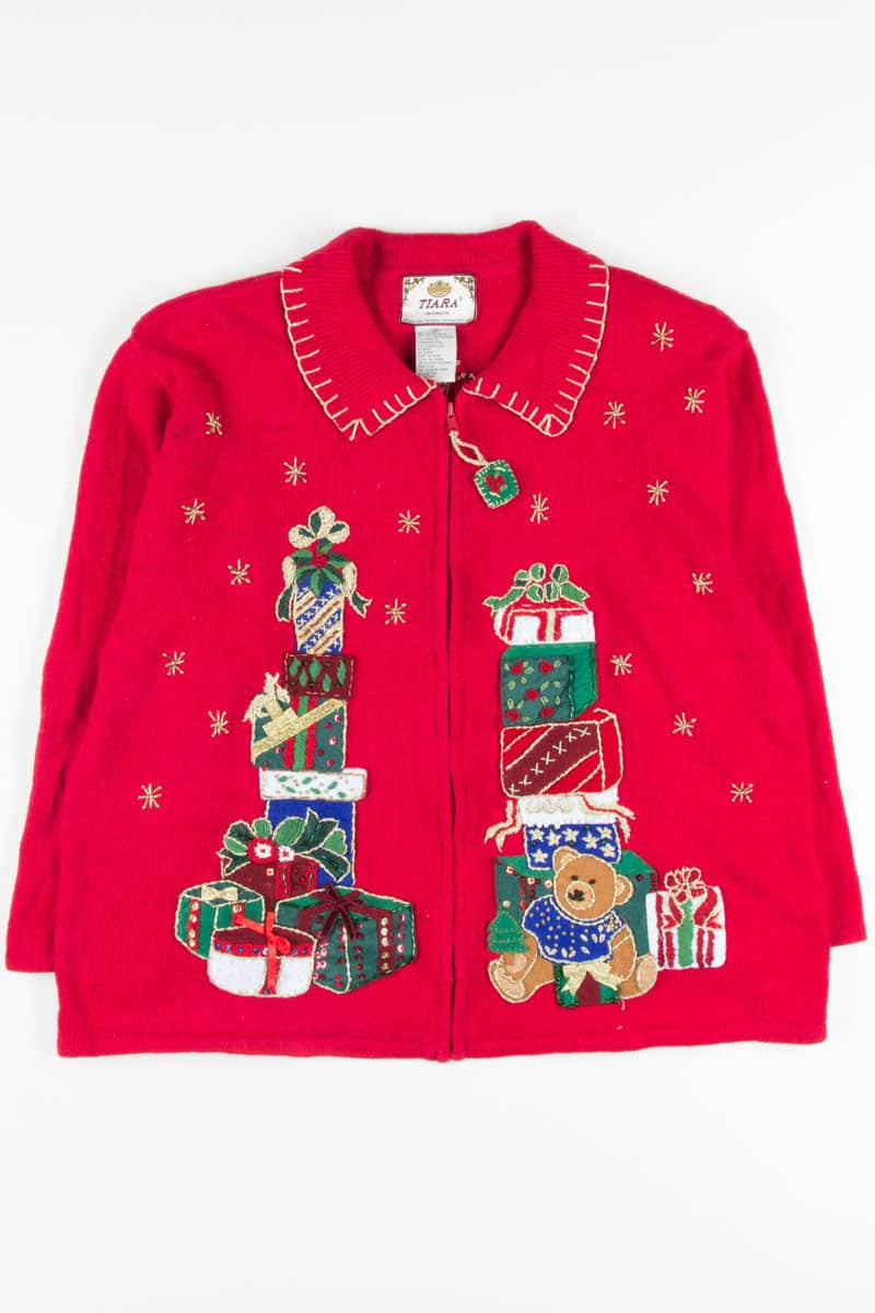 Red Ugly Christmas Cardigan 51940