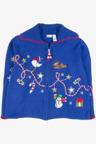 Blue Ugly Christmas Cardigan 52060