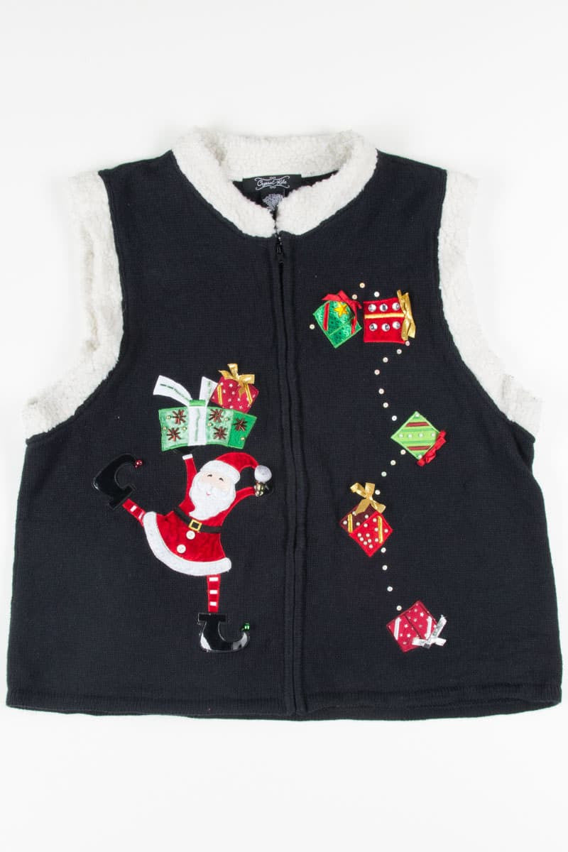 Black Ugly Christmas Vest 52074
