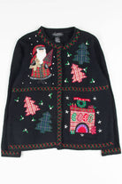 Black Ugly Christmas Cardigan 52077