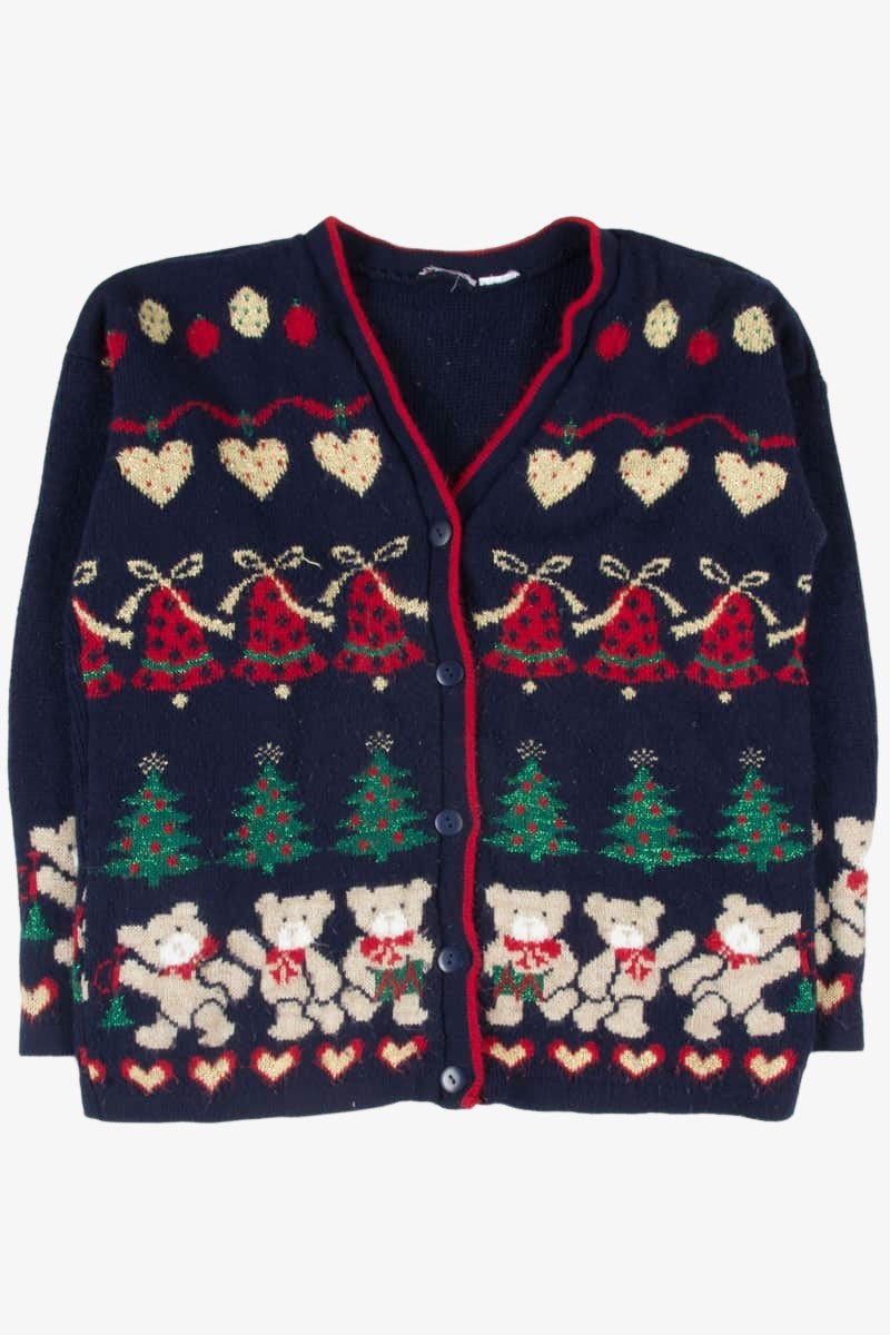 Blue Ugly Christmas Cardigan 52078