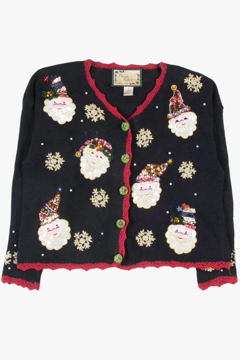 Black Ugly Christmas Cardigan 52087