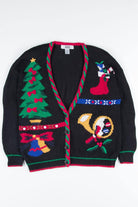 Black Ugly Christmas Cardigan 52117