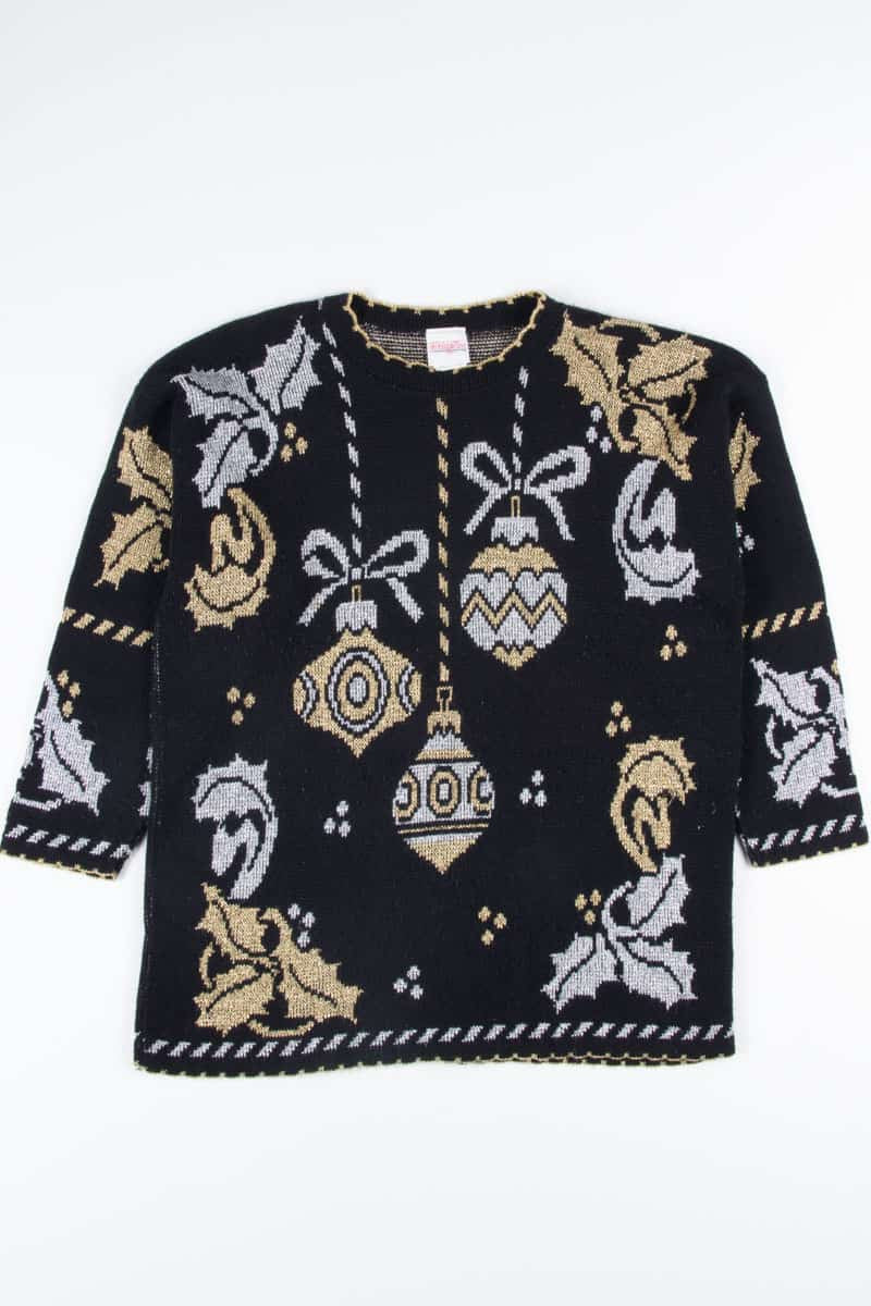 Black Ugly Christmas Pullover 52126