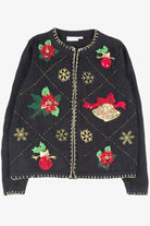 Black Ugly Christmas Cardigan 52146