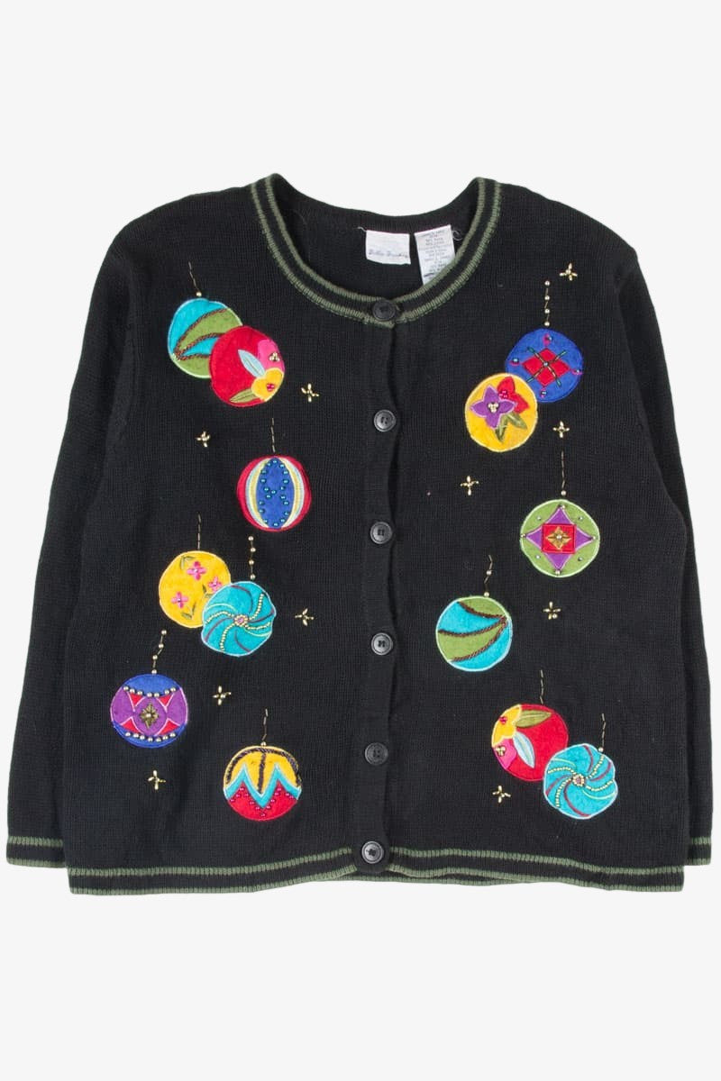 Black Ugly Christmas Cardigan 52153