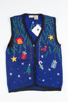 Blue Ugly Christmas Vest 52170