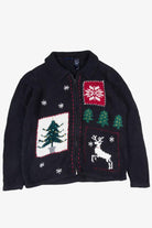 Black Ugly Christmas Cardigan 52180