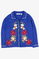 Blue Ugly Christmas Cardigan 52198