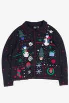 Black Ugly Christmas Cardigan 52206