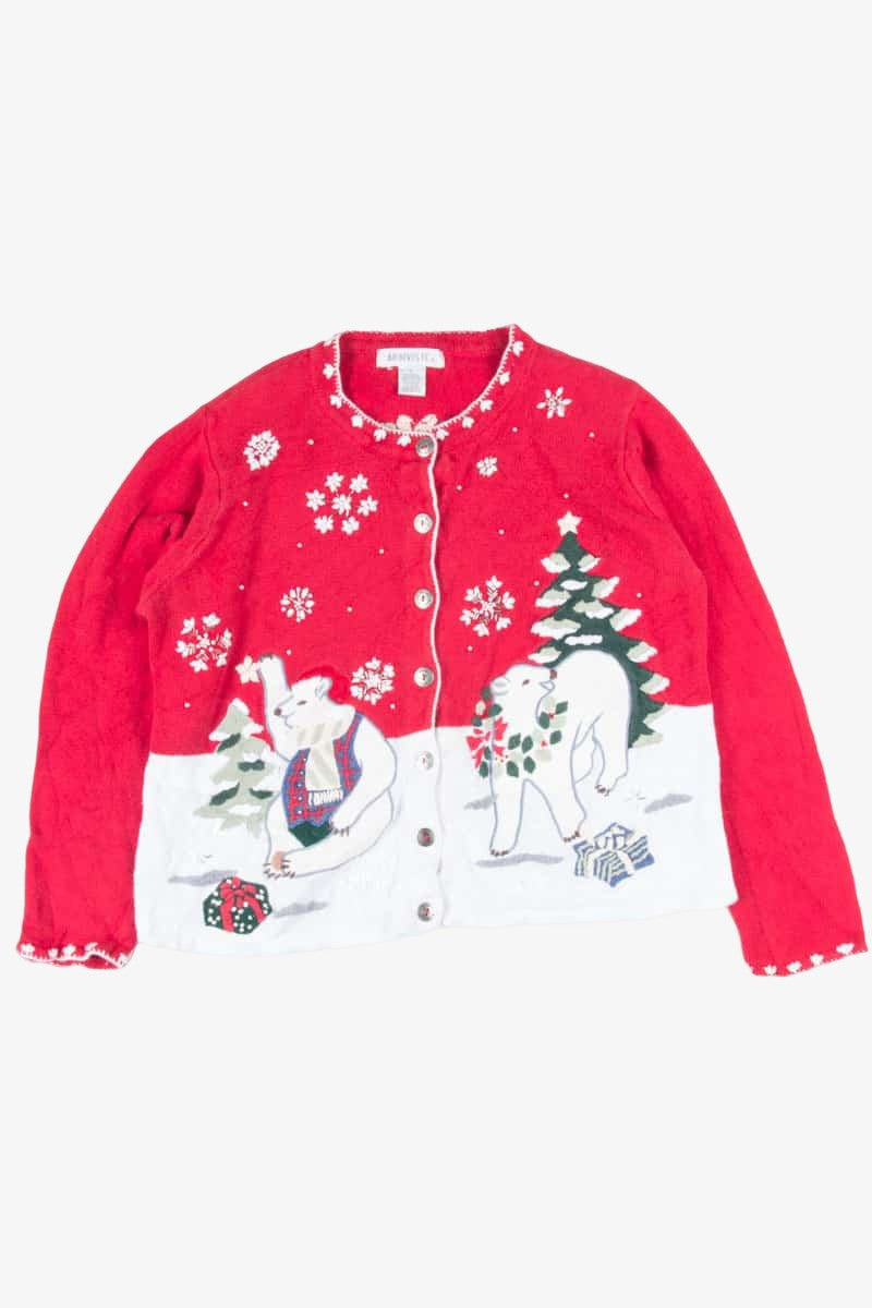 Red Ugly Christmas Cardigan 52232