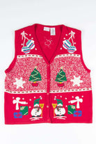 Red Ugly Christmas Vest 52260