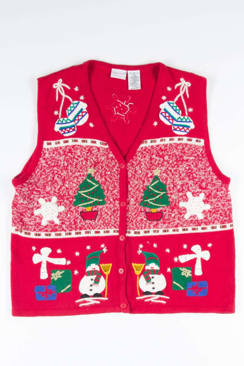 Red Ugly Christmas Vest 52260