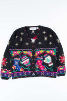 Black Ugly Christmas Cardigan 52263