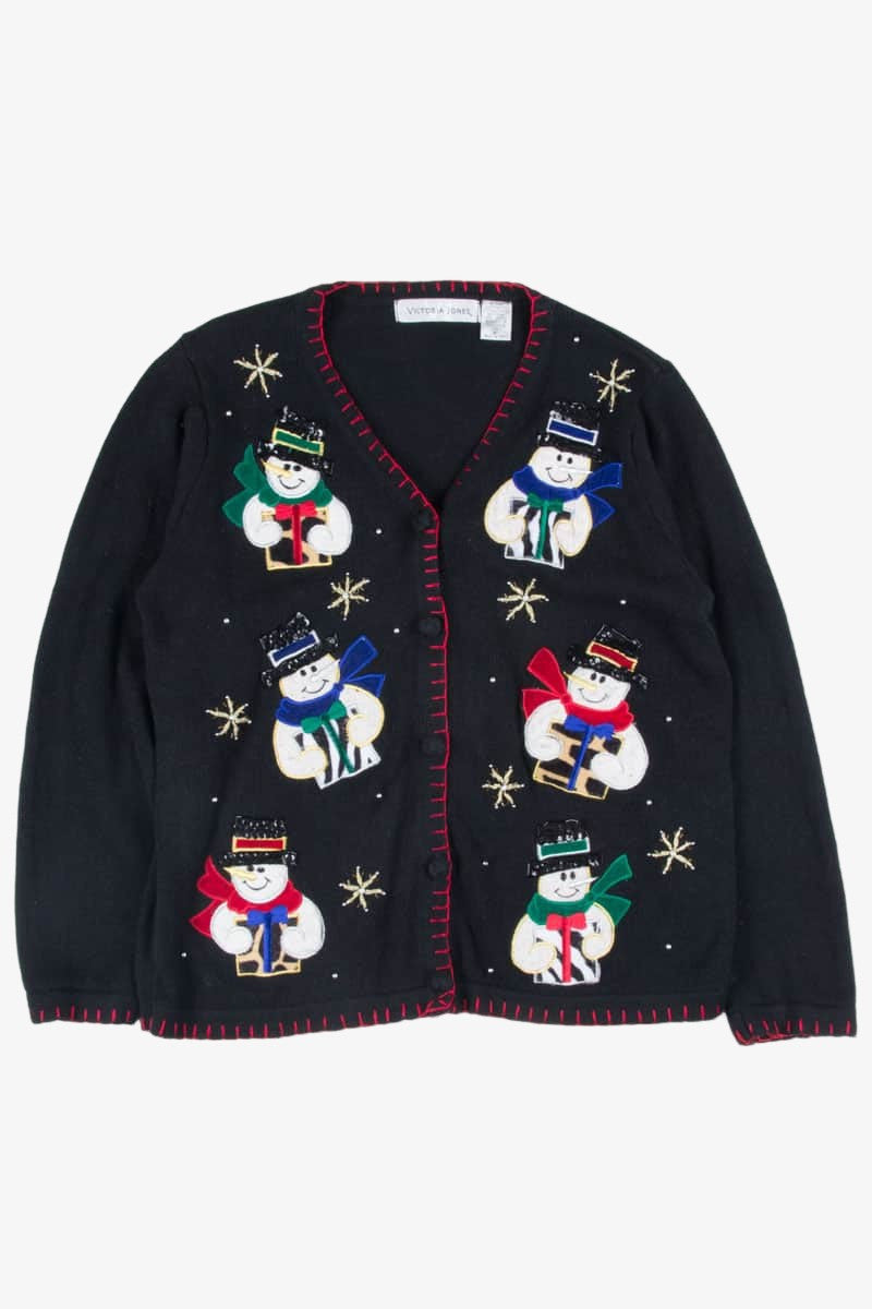 Black Ugly Christmas Cardigan 52270