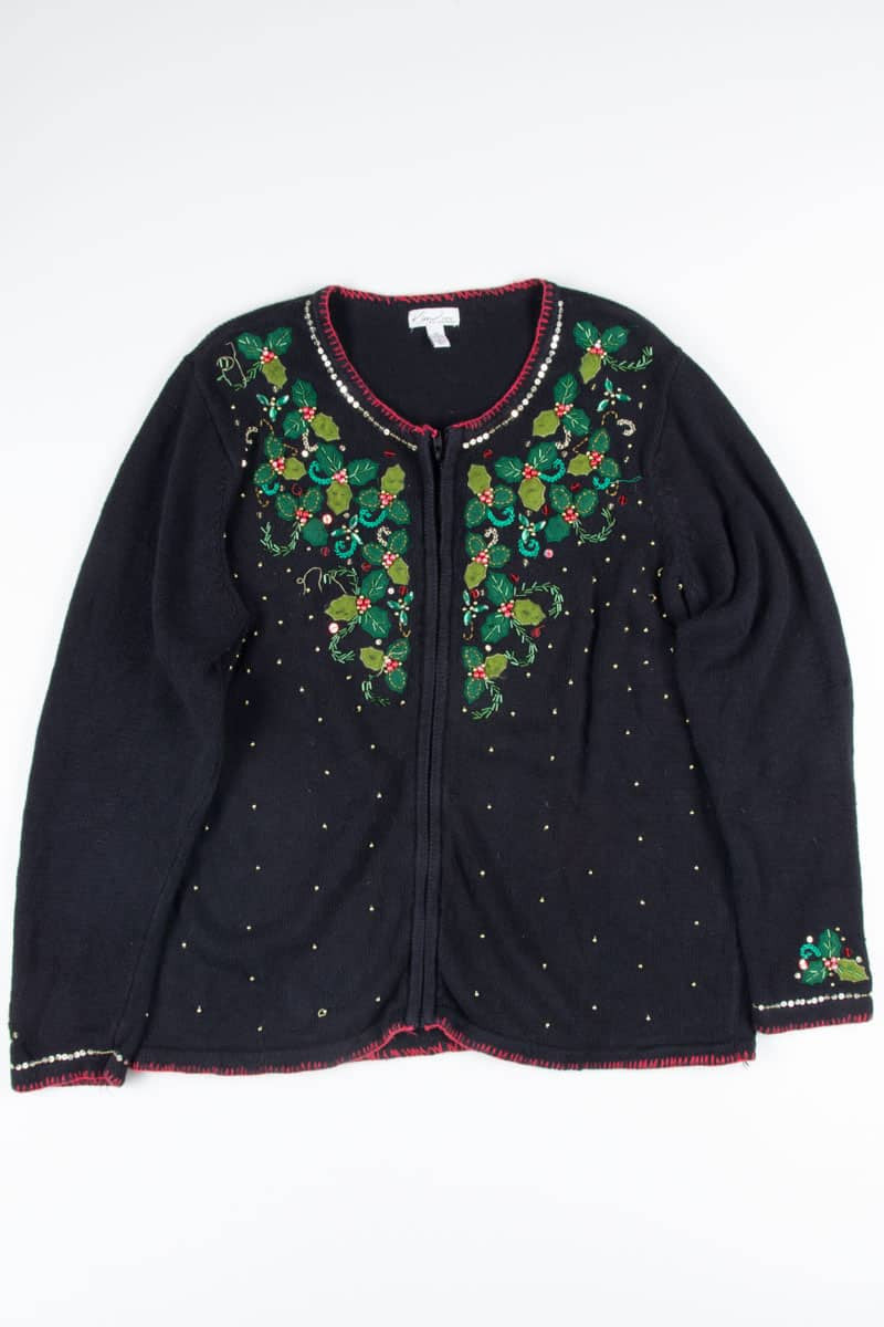 Black Ugly Christmas Cardigan 52277