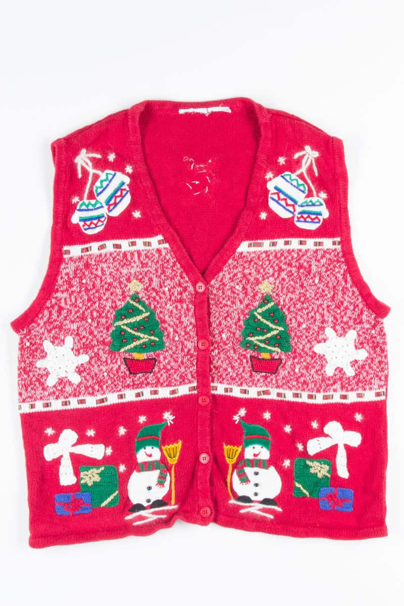 Red Ugly Christmas Vest 52309