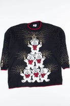 Black Ugly Christmas Pullover 52326