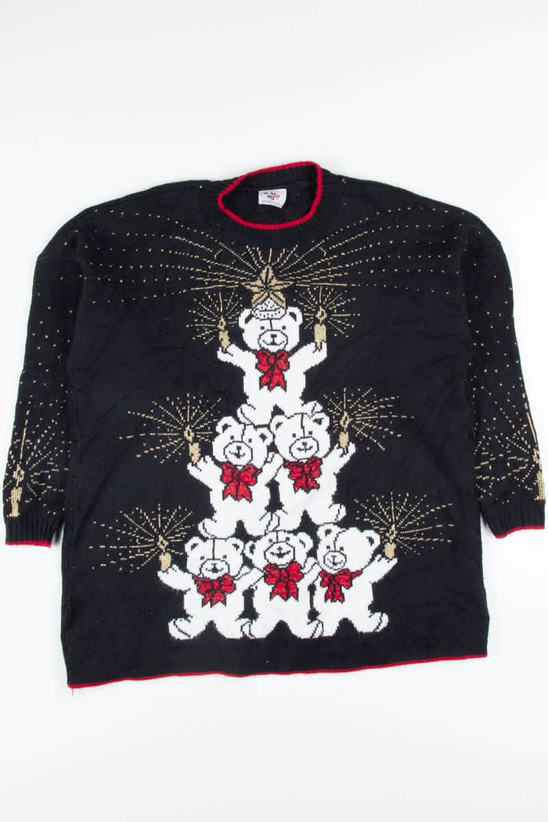 Black Ugly Christmas Pullover 52326