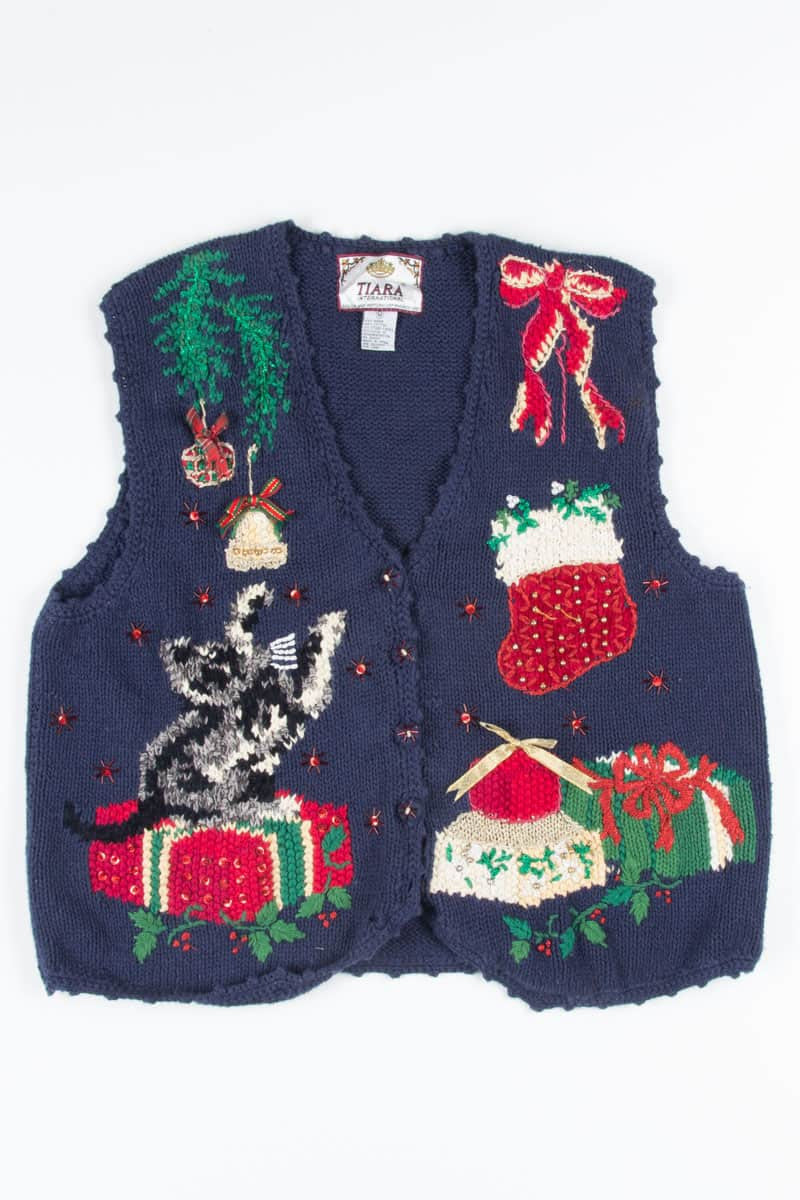 Blue Ugly Christmas Vest 52352