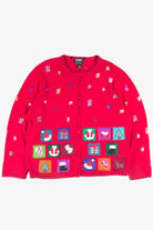 Red Ugly Christmas Cardigan 52364