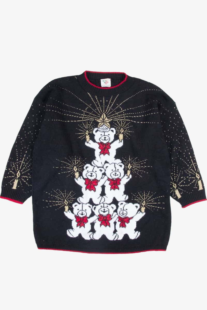 Black Ugly Christmas Pullover 52369