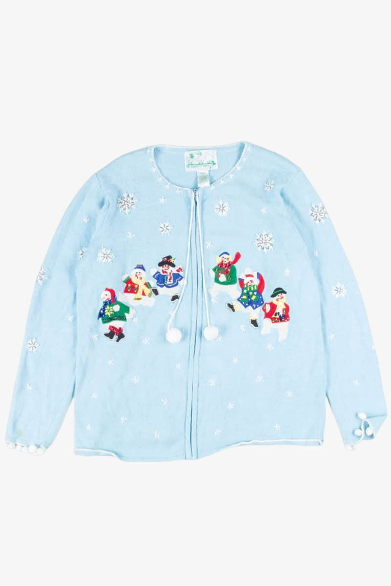 Blue Ugly Christmas Cardigan 52384