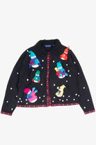 Black Ugly Christmas Cardigan 52460