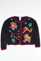 Black Ugly Christmas Cardigan 52472