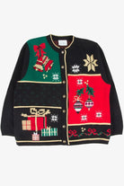 Black Ugly Christmas Cardigan 52635