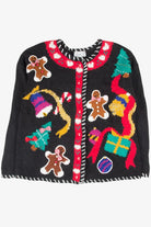 Black Ugly Christmas Cardigan 52642
