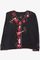 Black Ugly Christmas Cardigan 52657