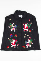 Black Ugly Christmas Cardigan 52658