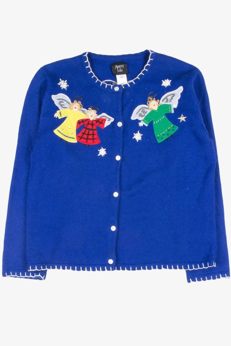 Blue Ugly Christmas Cardigan 52659