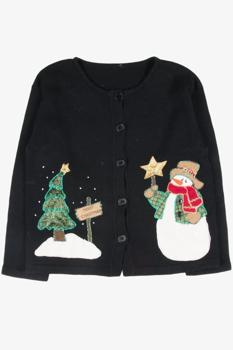 Black Ugly Christmas Cardigan 52665