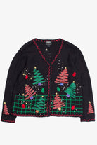 Black Ugly Christmas Cardigan 52708
