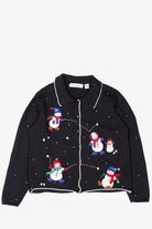 Black Ugly Christmas Cardigan 52725