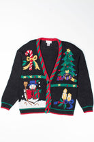 Black Ugly Christmas Cardigan 52726