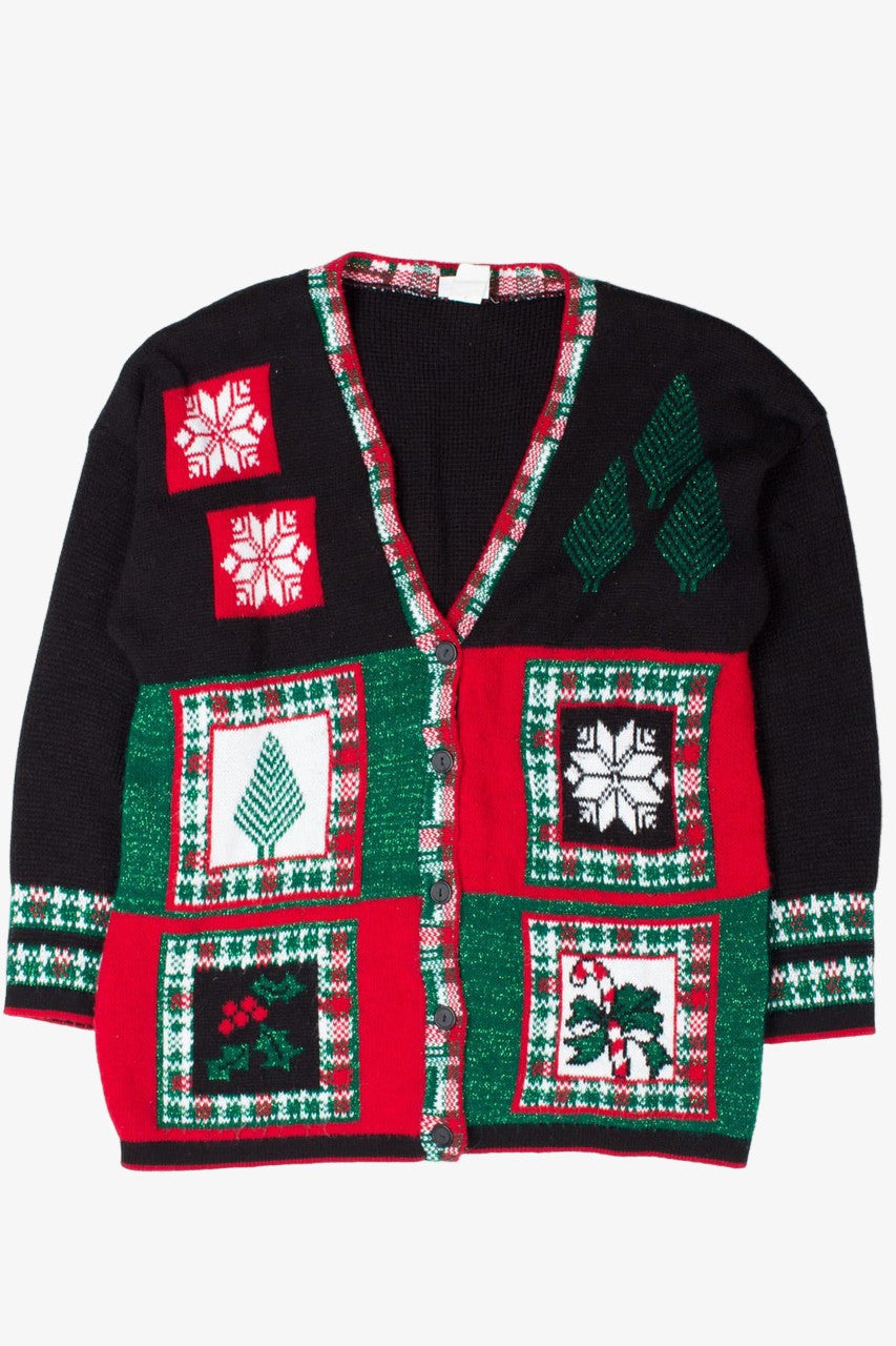 Black Ugly Christmas Cardigan 52727