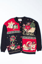 Black Ugly Christmas Cardigan 52731